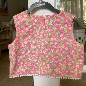 Vintage Girls Lilly Pulitzer top